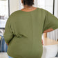 A Day Together Long Sleeve Top in Olive