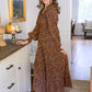 Adore Me Forever Shirred Square Neck Maxi Dress