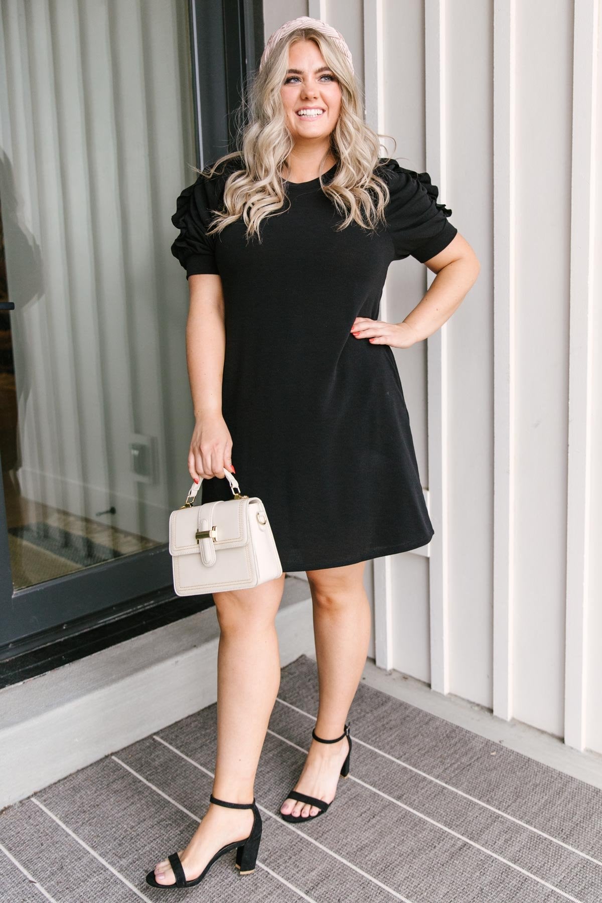 All in The Sleeve Dress in Black (XS)