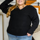 Always Around V-Neck Sweater in Black