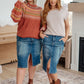 Always Be There Cargo Denim Skirt