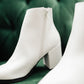 Amari Ankle Boots in White