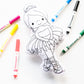 Ballerina Doodle Coloring Activity Doll