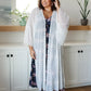 Beachside Babe Kimono In Ivory