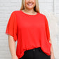 Best Of My Love Short Sleeve Blouse In Red