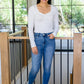 Bethany Frayed Hem Detail Skinny Jeans (22W)