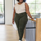 Billie Dark Olive Skinnies