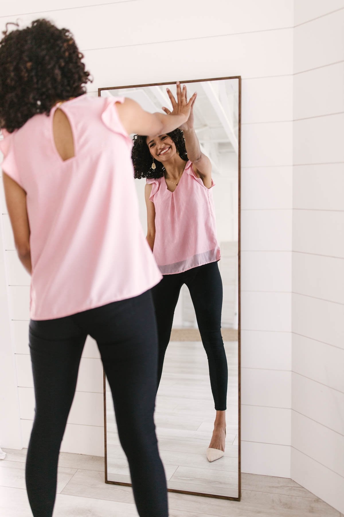 Blush & Shimmer Blouse