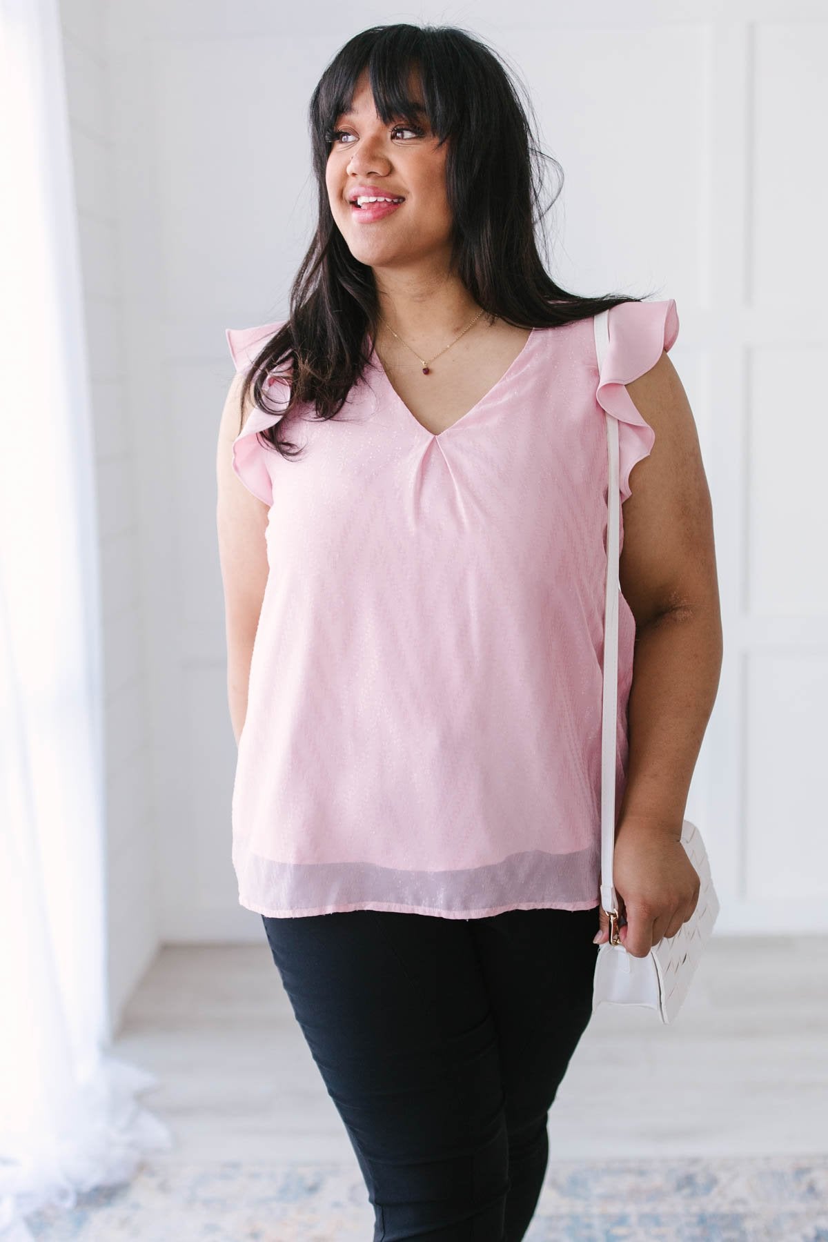 Blush & Shimmer Blouse