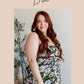 Lizzy Cap Sleeve Top in Navy and Hot Pink Floral