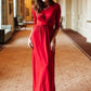 Bri Maxi Dress in Burgundy