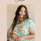 Cali Blouse in Neon Yellow