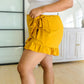 Center Stage Ruffle Hem Skort