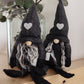 Coffee Lover Gnomes Set of 2 in Charcoal
