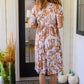 Conversation Starter Floral Faux Wrap Dress