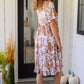 Conversation Starter Floral Faux Wrap Dress