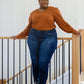 Enjoy This Moment V Neck Blouse In Toffee