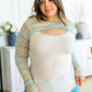 Evidently Extra Peekaboo Cut Out Top