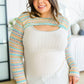 Evidently Extra Peekaboo Cut Out Top