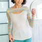 Evidently Extra Peekaboo Cut Out Top