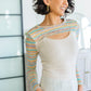 Evidently Extra Peekaboo Cut Out Top