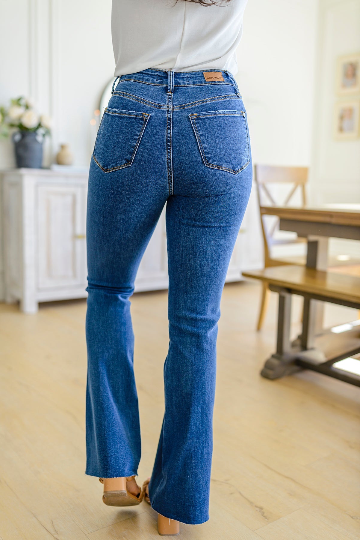 Francine High Rise Tummy Control Flared Jeans (1/25)