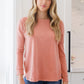 Fun Beginnings Raglan Top In Dusty Mauve