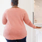 Fun Beginnings Raglan Top In Dusty Mauve