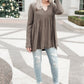 Giddy Up Babydoll Tee in Olive