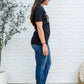 Grateful Heart Graphic T-Shirt In Black