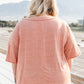 Hannah Tee In Faded Rust