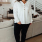 Happier Now Henley Hoodie in Ivory