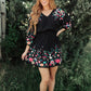Happy To See You Floral Embroidered Dress