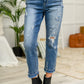 Harley Distressed Ankle Hem Jeans (22,24)