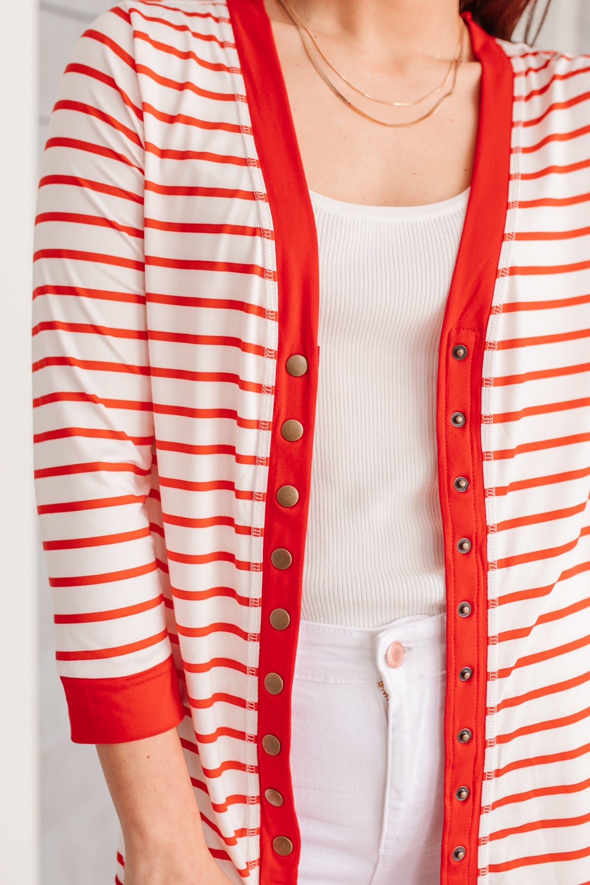 Have You Heard Cardigan in Red