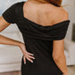 Head Over Heels Asymmetrical Neckline Dress