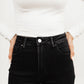 High Waist Mom Fit Jeans In Black (3,5)