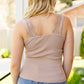 I Can Love You Better Lace Tank in Taupe