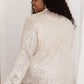 I Know You're Busy Sequin Blazer
