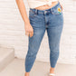 Hi-Rise Relaxed Sunflower Embroidery Jeans