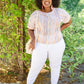 In the Mix Short Sleeve Top