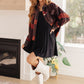In the Thick of It Long Sleeve Skort Dress