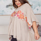 Isabel Embroidered Tunic in Mocha