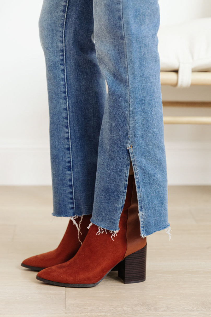 Jody Slim Flare Side Slit Jeans (3,5)