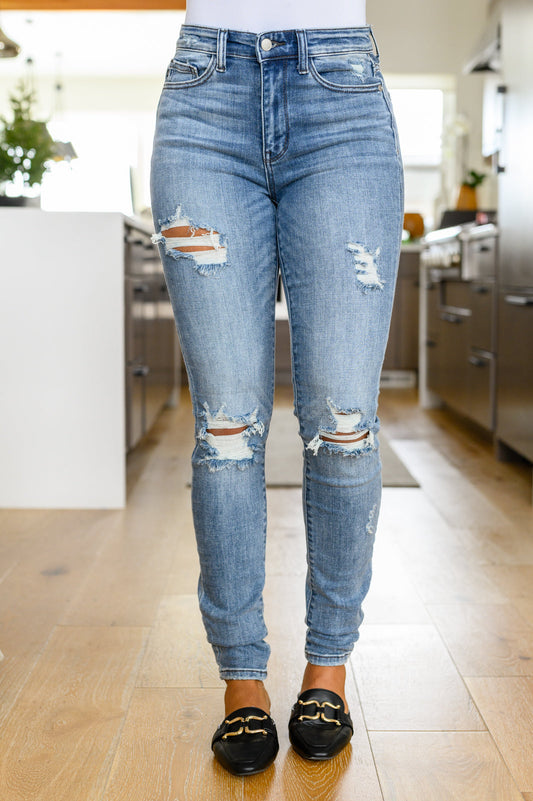 Juno Tall Skinny Destroyed Jeans (22,24)