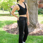 Kelbie Destroyed Hem Crop Jeans (1/25)