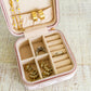 Kept and Carried Velvet Jewelry Box in Pink
