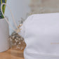 Large Cloud Cosmetic Bag Ivory White