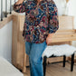 Little Lovely Blouse in Wine Paisley