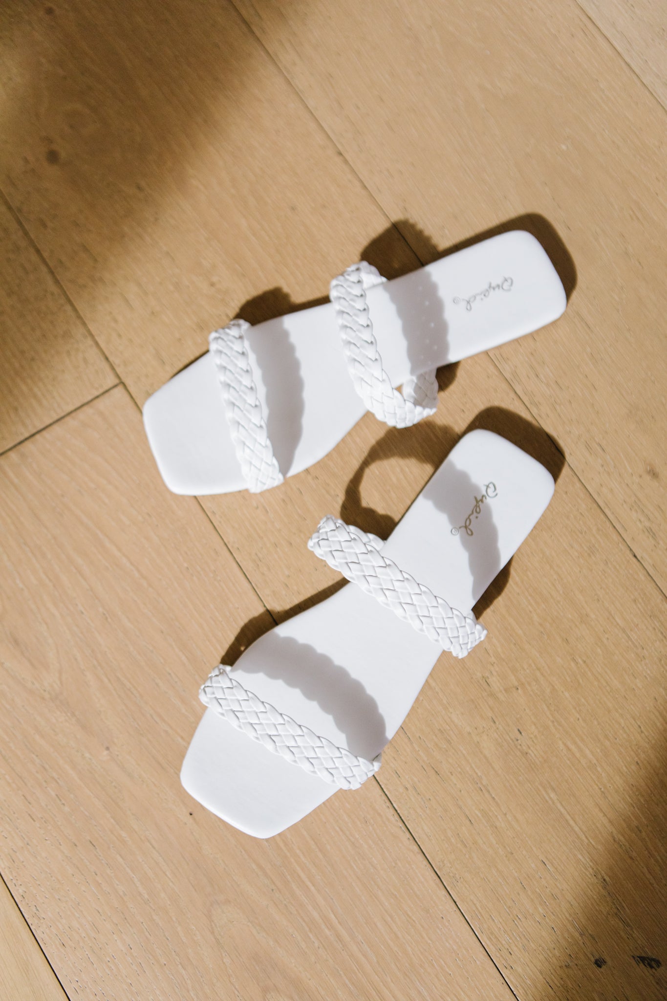 Lizzie Braided Strap Sandal (size 6)